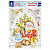 Украшение для окон и стекла ЗОЛОТАЯ СКАЗКА "Дед Мороз и Снегурочка", 30х38 см, ПВХ, 591183