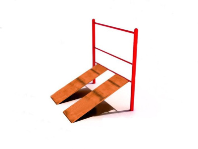 Скамейка для пресса, двойная