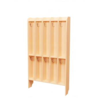 Вешалка для детских полотенец 5 секций, 700х150х1200 мм