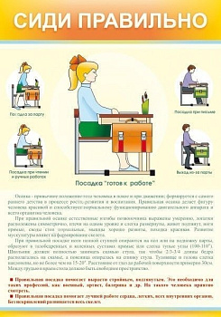 Стенд Сиди правильно, 0,7х1 м