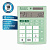 Калькулятор настольный BRAUBERG ULTRA PASTEL-12-LG (192x143 мм), 12 разрядов, двойное питание, МЯТНЫЙ, 250504