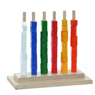 Счеты Кубики на стержнях