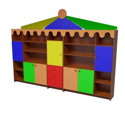 Шкаф-стеллаж модульный, 2900х336х2000(1500) мм