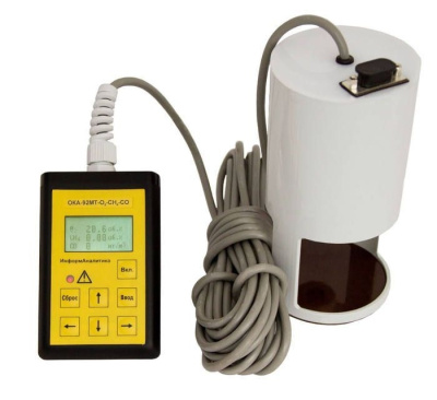Газоанализатор токсичных газов и кислорода переносной электрохимический с цифровой индикацией