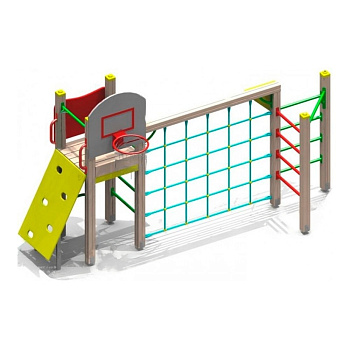 Детский спортивный комплекс №8, 3950х1521 мм