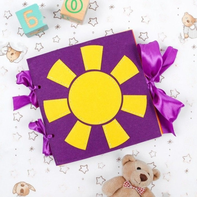 Развивающая книжка из фетра Весёлый счет