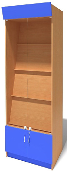 Витрина книжная демонстрационная, 800x550x2400 мм