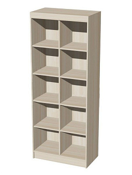 Стеллаж библиотечный открытый, 600х400х1900 мм