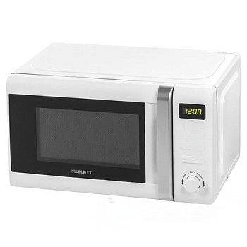 Микроволновая печь HORIZONT 20MW700-1379CTW, объем 20 л, мощность 700 Вт, электронное управление, белая
