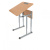 Стол ученический Стандарт 1-местный регулируемый с регулируемым наклоном столешницы (ЛДСП) закр.
