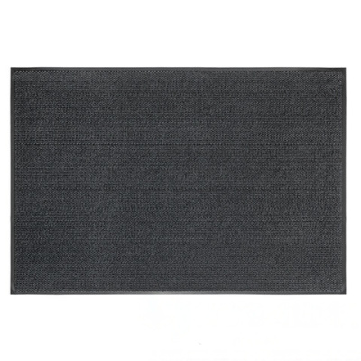 Коврик придверный ИЗНОСОСТОЙКИЙ влаговпитывающий, 120х180 см, ТАФТИНГ, СЕРЫЙ, LAIMA EXPERT, 606887, С30Т1218