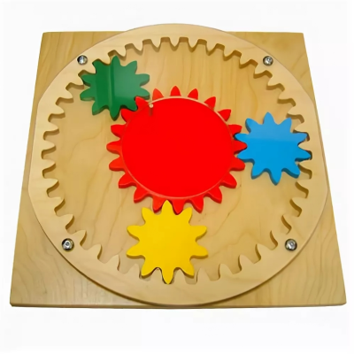 Тактильно-развивающая Панель детская Планетарный механизм