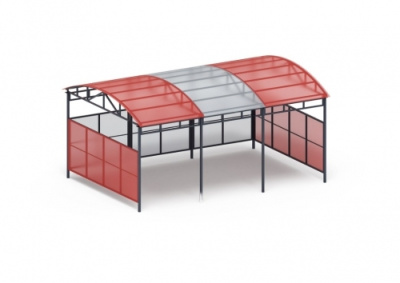 Теневой навес, 4360х6220х3080 мм