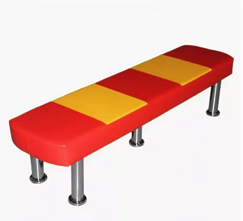 Банкетка на хромированных ножках (5 ножек)