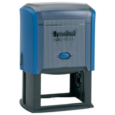 Оснастка для штампа, размер оттиска 60х40 мм, синий, TRODAT 4927, подушка в комплекте, 53117