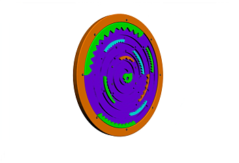 Развивающая игровая Панель детская Спираль