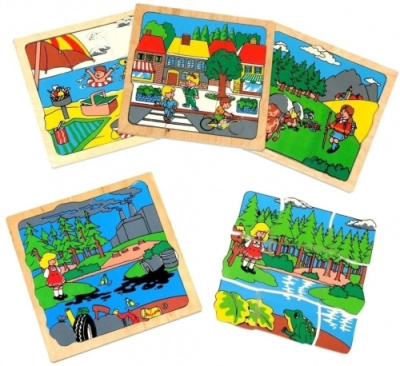 Развивающее дидактическое пособие-пазл Экология