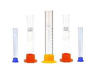 Комплект мерных цилиндров стеклянных