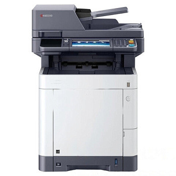 МФУ лазерное ЦВЕТНОЕ KYOCERA ECOSYS M6230cidn "3 в 1", А4, 30 страниц/мин, ДУПЛЕКС, АПД, сетевая карта, 1102TY3NL1