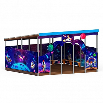 Теневой навес (веранда) Россия космическая