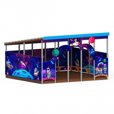 Теневой навес (веранда) Россия космическая