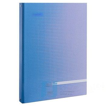 Тетрадь на кольцах БОЛЬШОГО ФОРМАТА 225х300 мм А4, 100 л., обложка картон, клетка, BRAUBERG, "Градиент", 403272