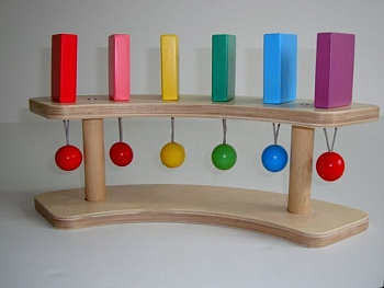 Тактильно-развивающая Панель детская Разноцветное домино (6 домино, полукруг)