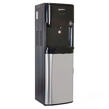 Кулер для воды AQUA WORK R71-T, напольный, НАГРЕВ/ОХЛАЖДЕНИЕ КОМПРЕССОРНОЕ, 1 кран, черный, 19342