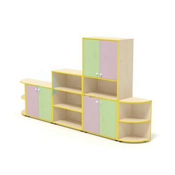 Стенка для игрушек, 2960х370х1570 мм