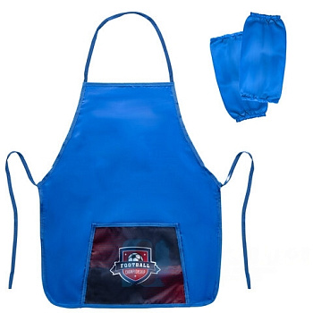 Фартук с нарукавниками для уроков труда ПИФАГОР, 1 карман, 44x55 см, "Champion", 270927