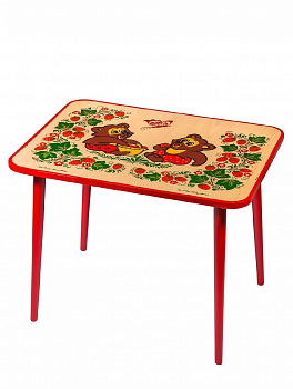 Стол детский малый с холодной росписью