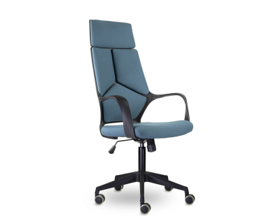 Кресло для руководителя Айкью, черный пластик