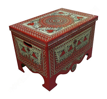 Сундук Великан с росписью, в ассортименте, 78х49х52 см