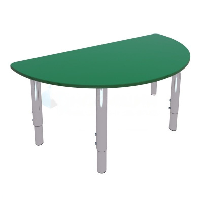 Стол детский  Полукруг на металлических ножках (0-3 р. гр.)