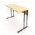 Стол ученический Стандарт 2-местный регулируемый (ЛДСП) прям.