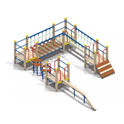 Детский спортивный комплекс Мостики (с переправой и бумом)