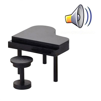 Интерактивная мебель для Барби - Рояль (звук)