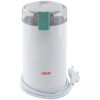 Кофемолка BOSCH MKM6000, мощность 180 Вт, вместимость 75 г, пластик, белая