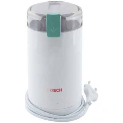 Кофемолка BOSCH MKM6000, мощность 180 Вт, вместимость 75 г, пластик, белая