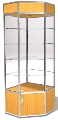 Витрина демонстрационная ВДА-02/07фу, серия еврошоп