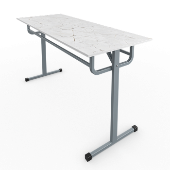 Стол обеденный под табурет (МДФ) 1500х600х760мм