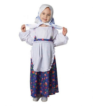 Детский карнавальный костюм Бабка