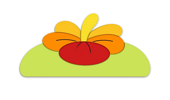 Настенная декорация Тропический цветок