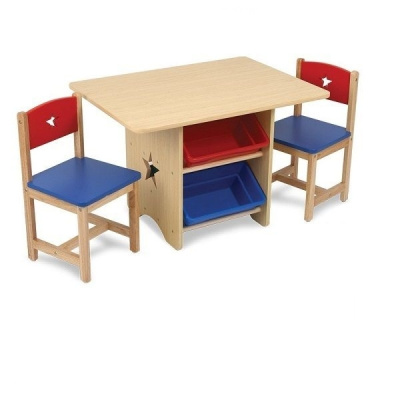 Набор детской мебели "Star"(стол+2 стула+4 ящика)