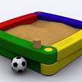 Игровые элементы, песочницы, домики