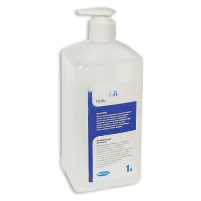 Антисептик-гель для рук спиртосодержащий (60%) с дозатором 1л АСТРАДЕЗ ГЕЛЬ, дезинфицирующий