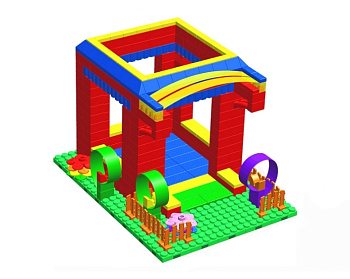 Готовое решение конструктор большой Домик-1, 83х90х126 см