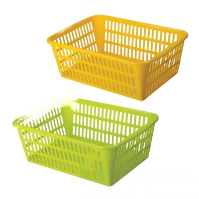 Корзинка для хранения универсальная, пластиковая, 12,5х36х25 см, ассорти, 4333300