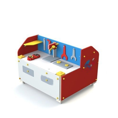 Игровой уличный модуль Мастерская двухсторонняя