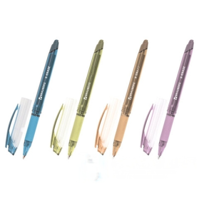 Ручка стираемая гелевая с грипом BRAUBERG X-ERASE PASTEL, СИНЯЯ, узел 0,7мм, линия 0,35мм, 143953